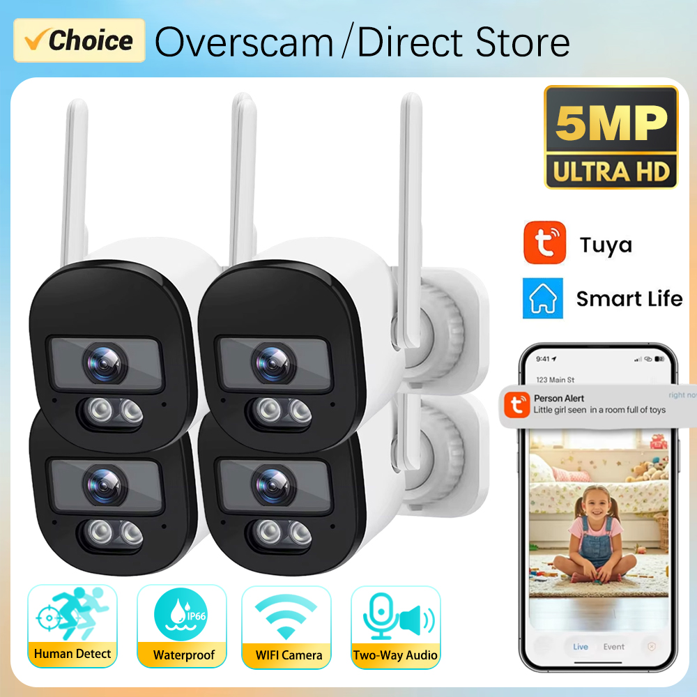 Home Cinema Sony - Tuya Bullet Camera Outdoor 5MP 2.4G