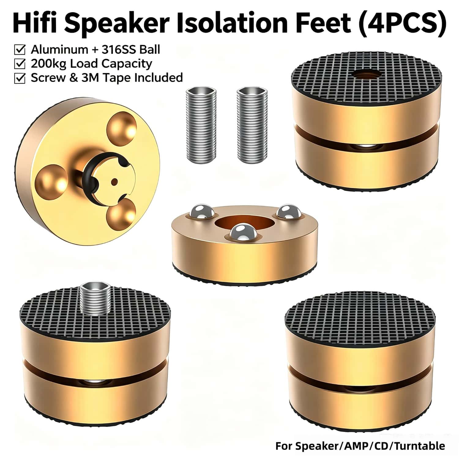 Home Cinema Hifi - 4Pcs HIFI Audio Speakers Amplifier Chassis