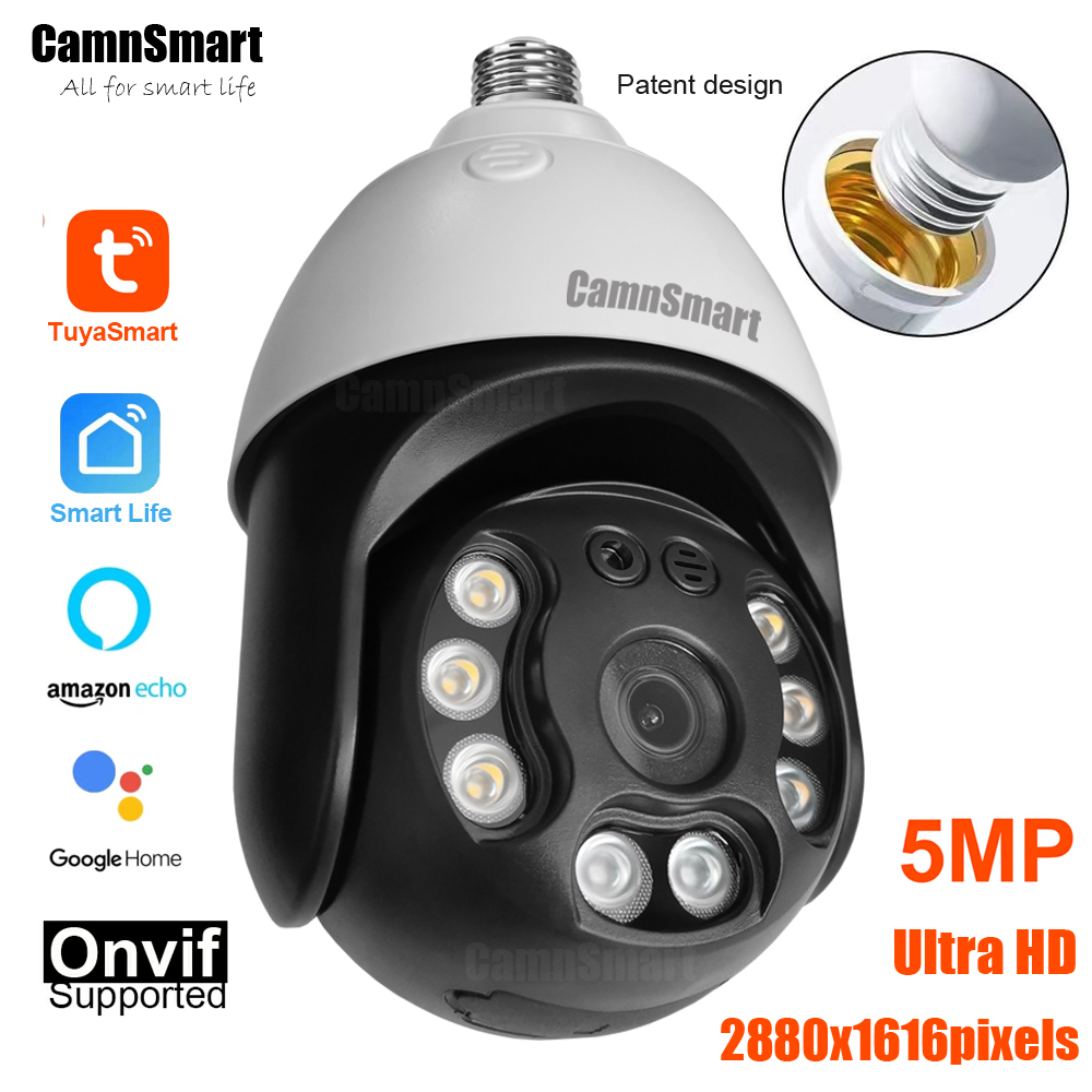 Home Cinema Sony - Camnsmart Tuya 5MP Alexa Wifi Bulb