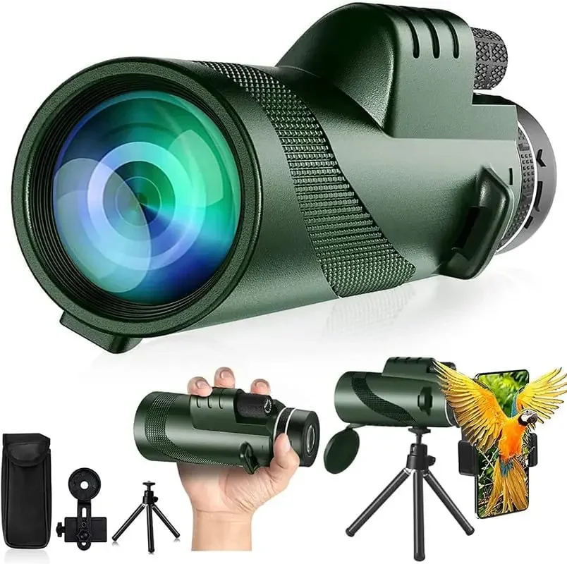 Home Cinema Center - 80x100 HD Monocular for Smartphone Adapter