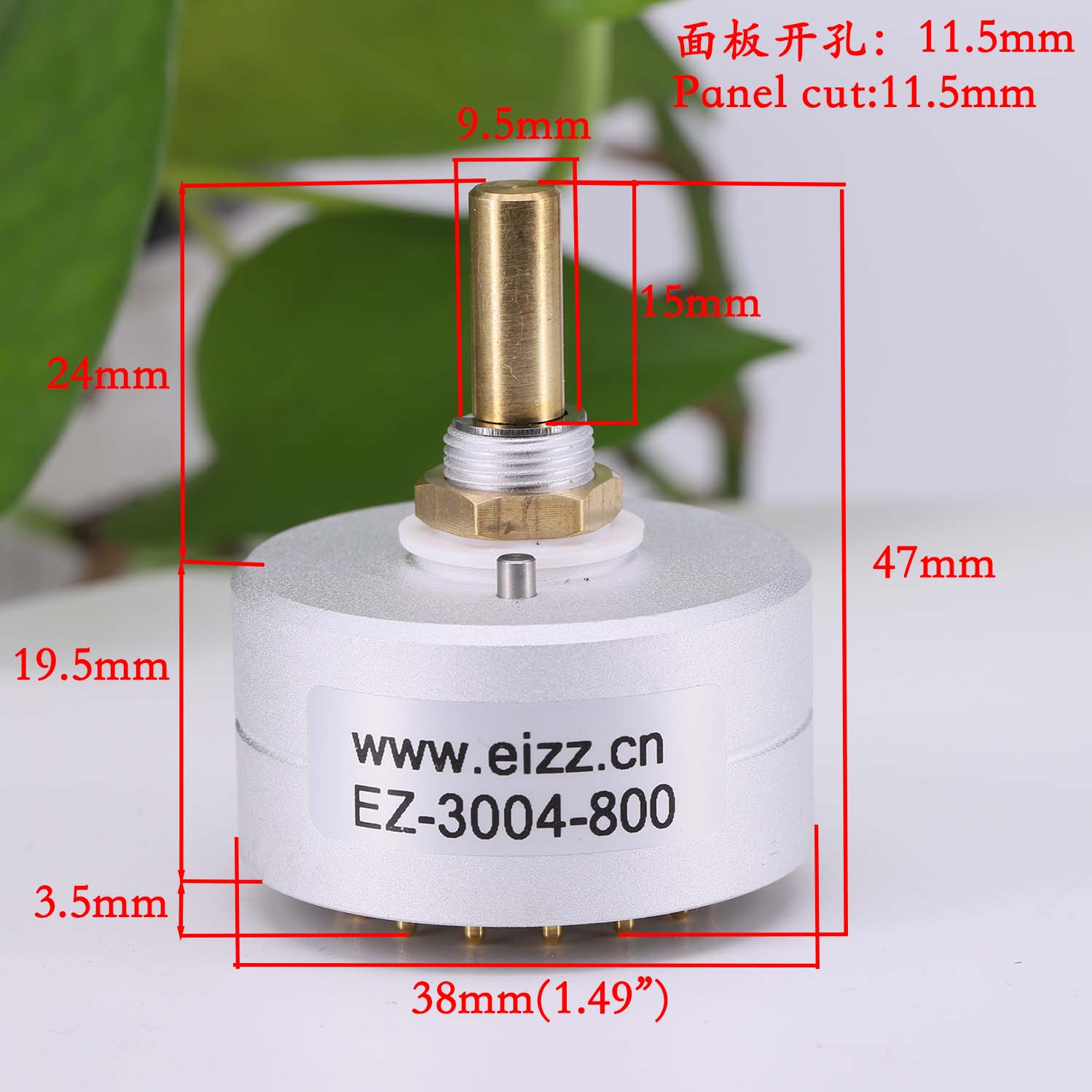 1PC Rotary Switch EIZZ 3 Ways  - Home Cinema Hifi 评论和价格
