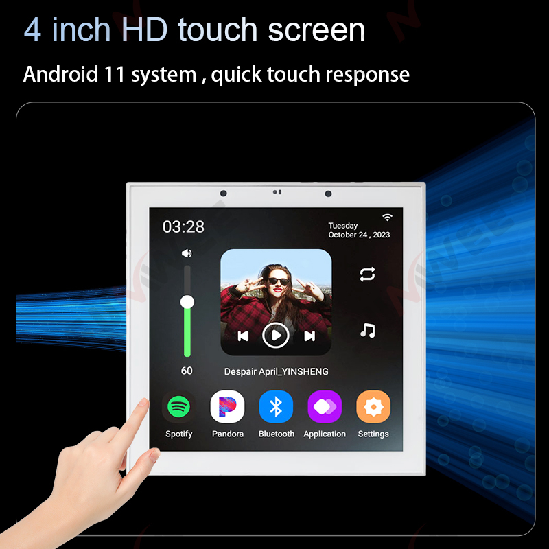 4 Inch Android 11 Tuya Smart H - Home Cinema Bluetooth 评论和价格