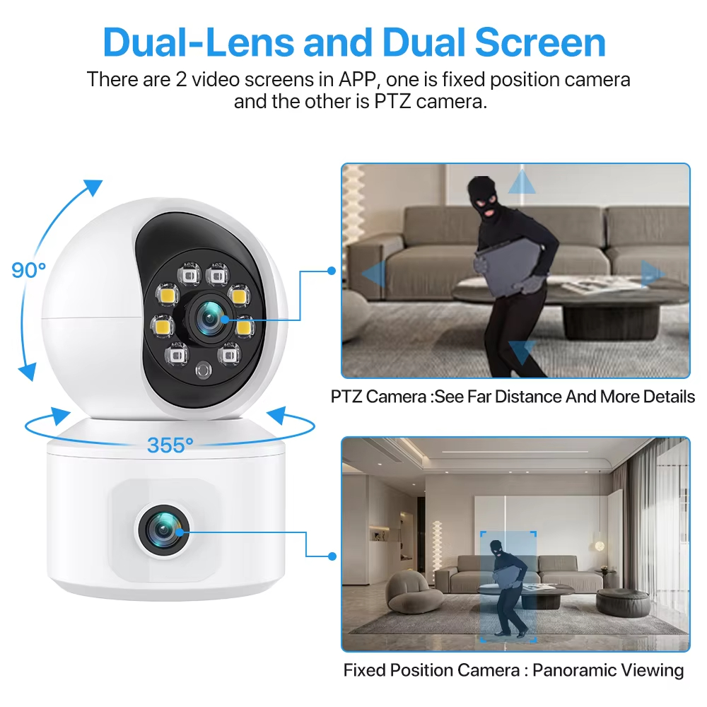 6MP ICSEE WiFi IP Camera Dual  - Home Cinema Sony 评论和价格