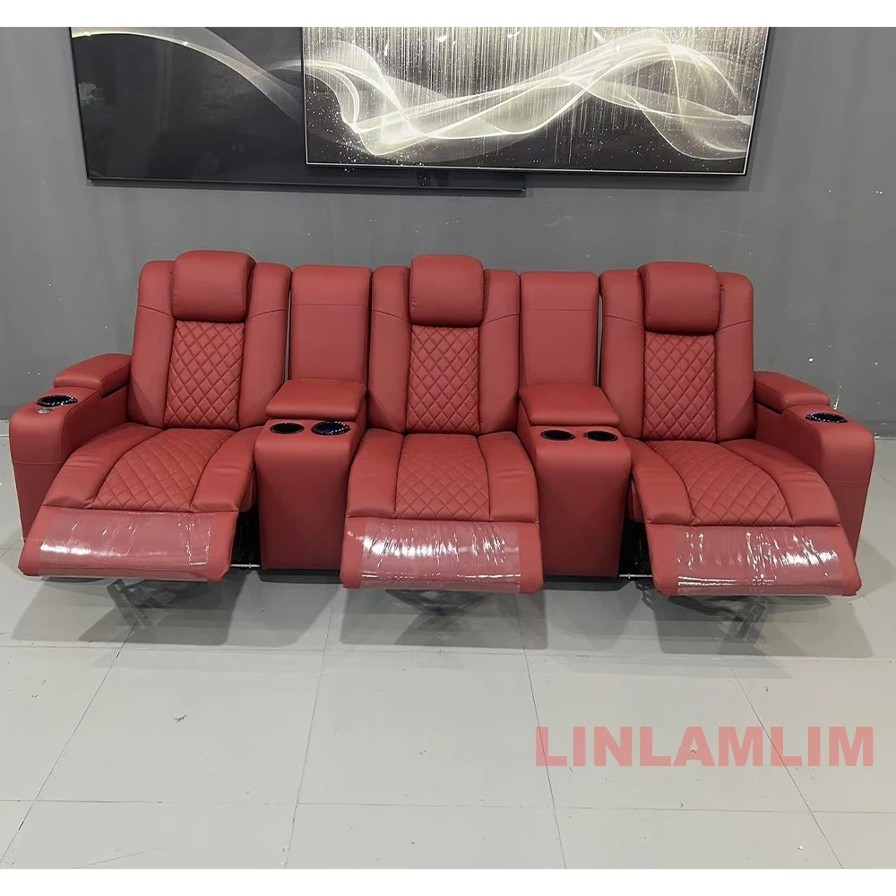 Linlamlim Luxury 3-Seat Reclin - Home Cinema Center 评论和价格