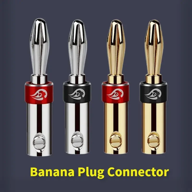 Banana Plug Connectors 4mm Aud - Home Cinema Hifi 评论和价格