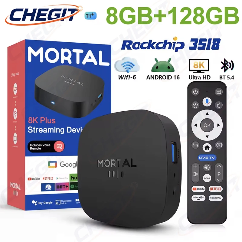 2026 New T1+ 8K HD TV Box Andr - Home Cinema Player 评论和价格