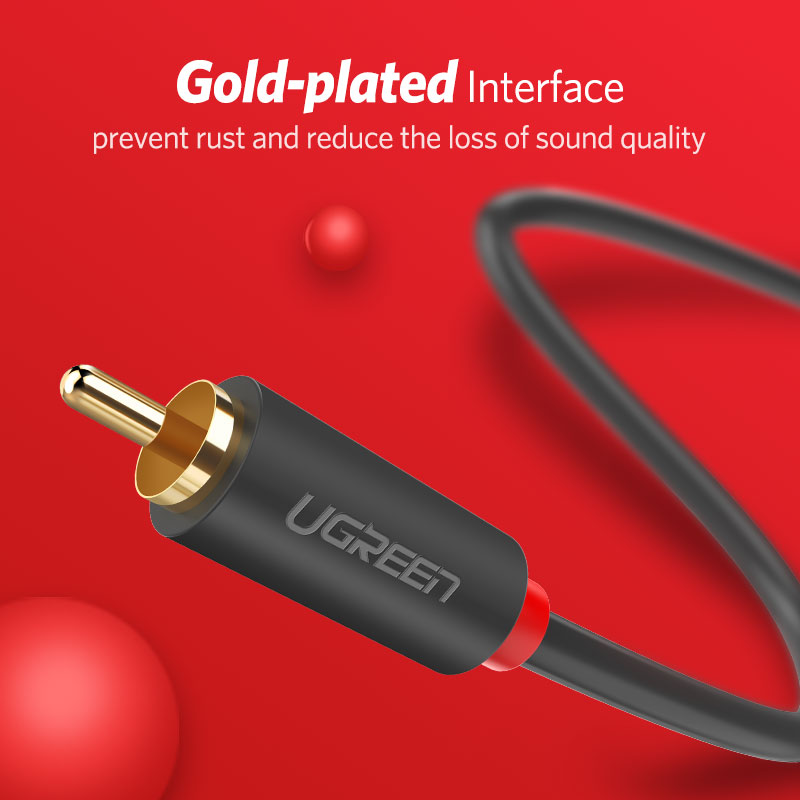 UGREEN 2RCA to 2 RCA Male to M - Home Cinema Amplifier 评论和价格
