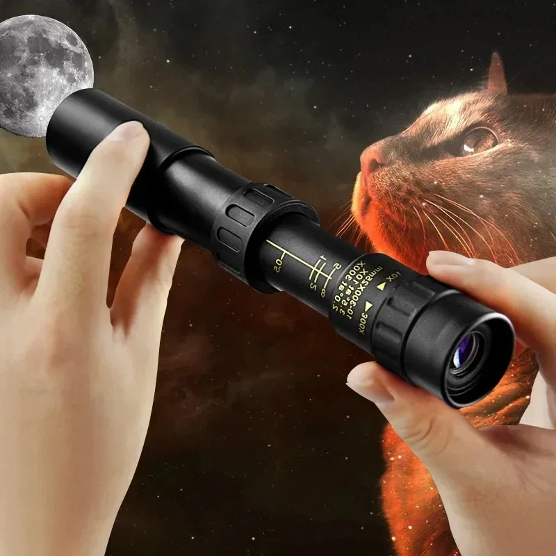 1Pc 10-300X Monocular Telescop - Home Cinema Center 评论和价格