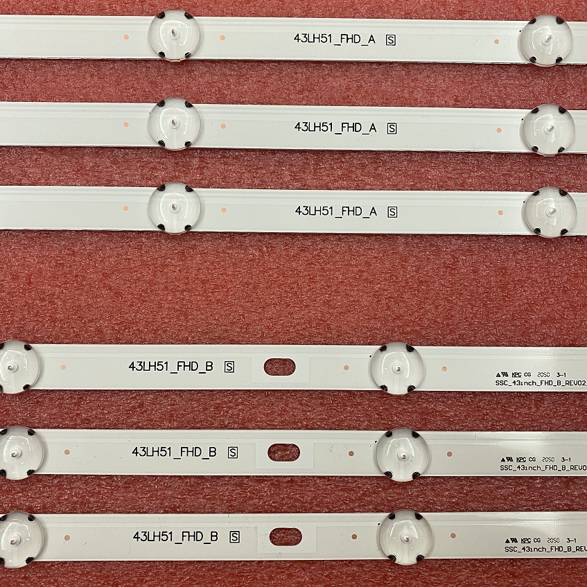 LED strip(6)for TV 43LH513V 43 - Ambient Light Strip Tv 评论和价格