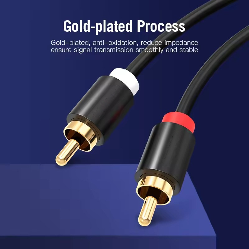 HIFI Stereo RCA Cable 2RCA to  - Home Cinema Amplifier 评论和价格