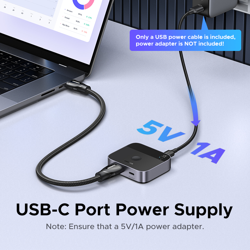 UGREEN HDMI USB C Switch 2 in  - Home Cinema Player 评论和价格