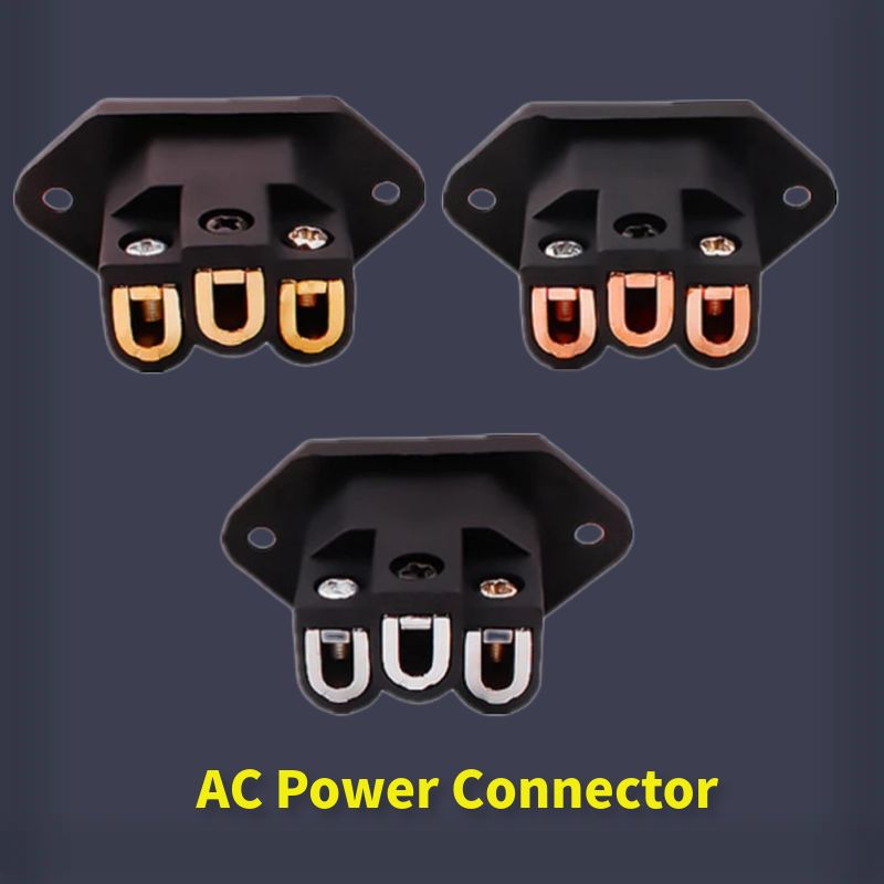 3 Pin AC Power Connector Audio - Home Cinema Hifi 评论和价格
