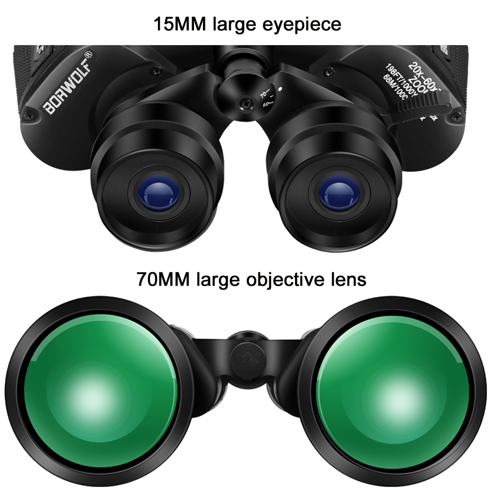 BORWOLF 20-60X70 Binoculars Hi - Home Cinema Center 评论和价格
