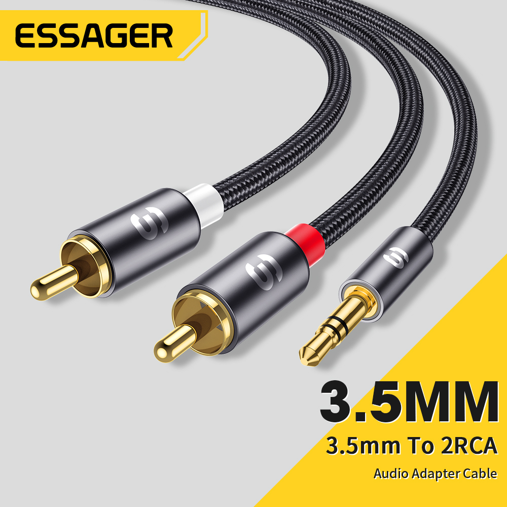Essager RCA Audio Cable Stereo - Home Cinema Player 评论和价格