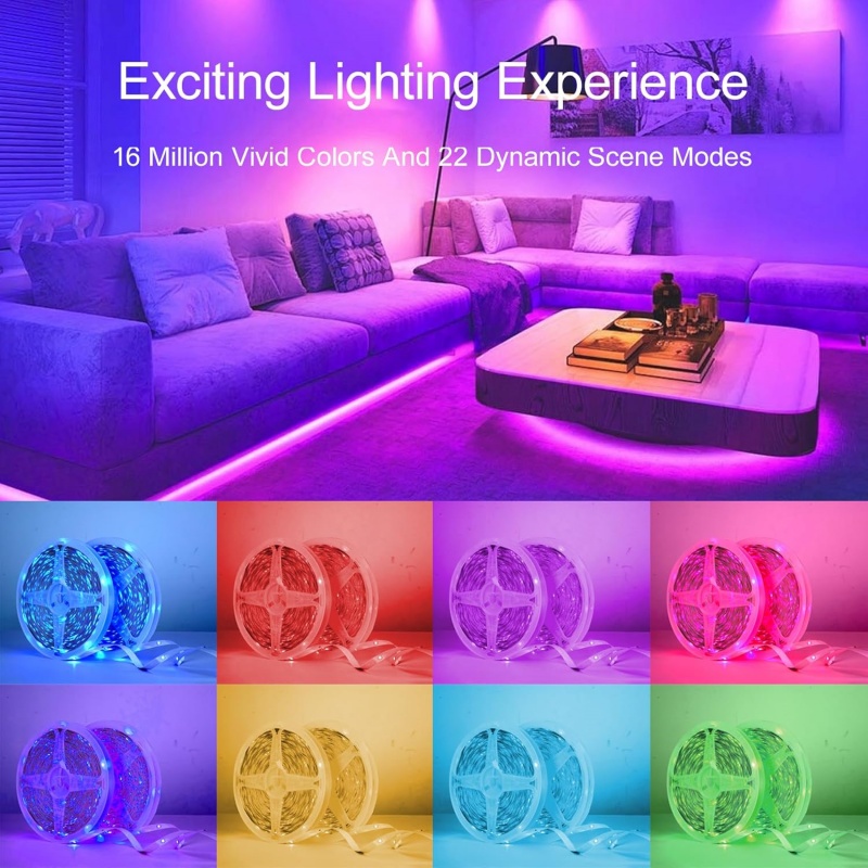 LED Strip Lights Smart RGB Led - Ambient Light Strip Tv 评论和价格