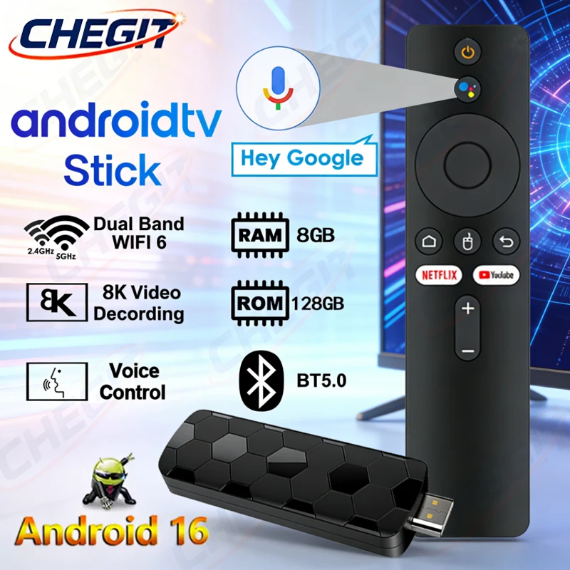 Android 16 8K Ultra HD TV Stic - Home Cinema Player 评论和价格