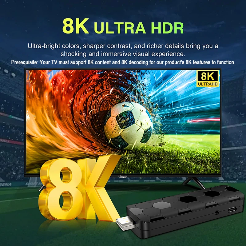 Android 16 8K Ultra HD TV Stic - Home Cinema Player 评论和价格