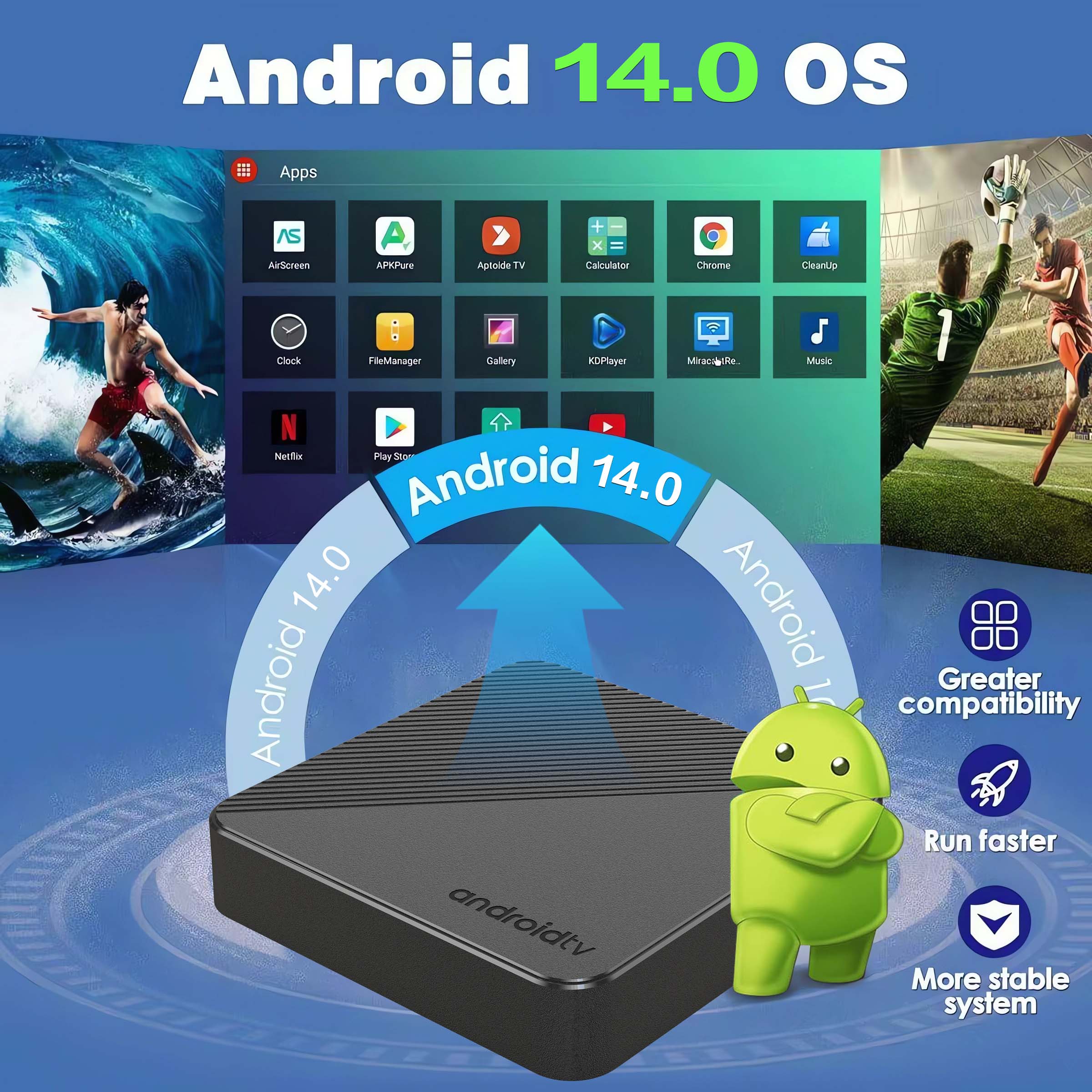 Android14 TV Box Smart Home Th - Home Cinema Player 评论和价格