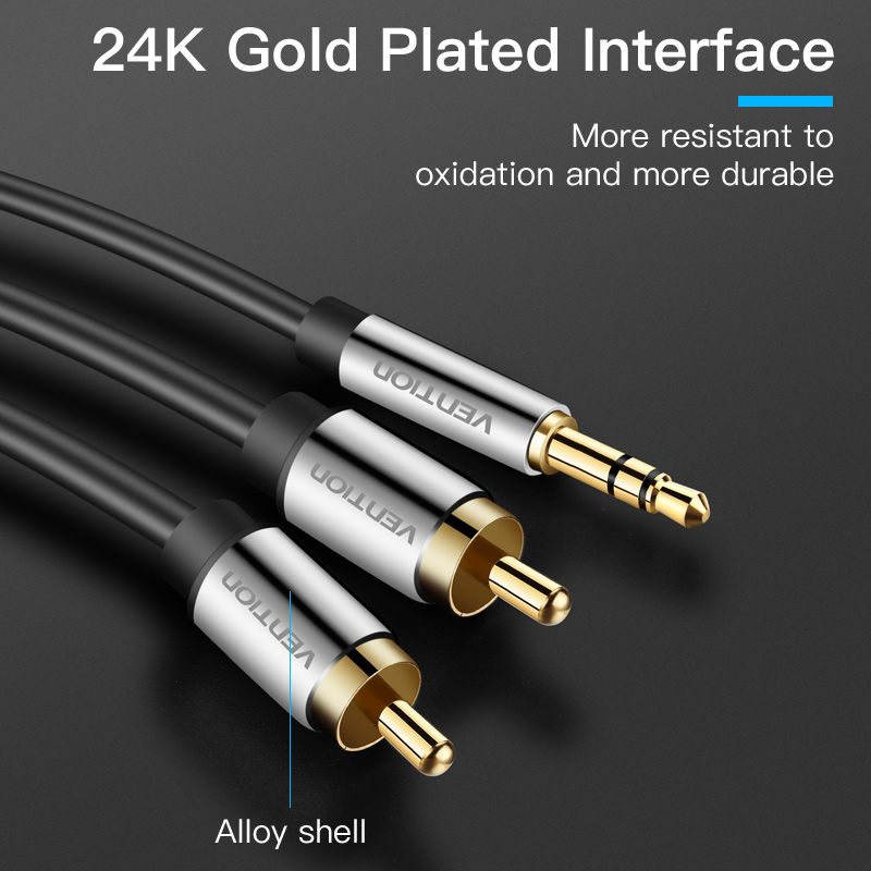 Vention RCA Cable 3.5 to 2rca  - Home Cinema Player 评论和价格