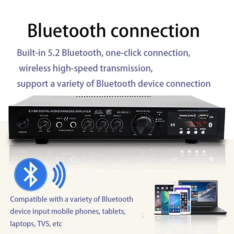 AV-369BT Bluetooth 5.1 Sound S - Home Cinema Bluetooth 评论和价格