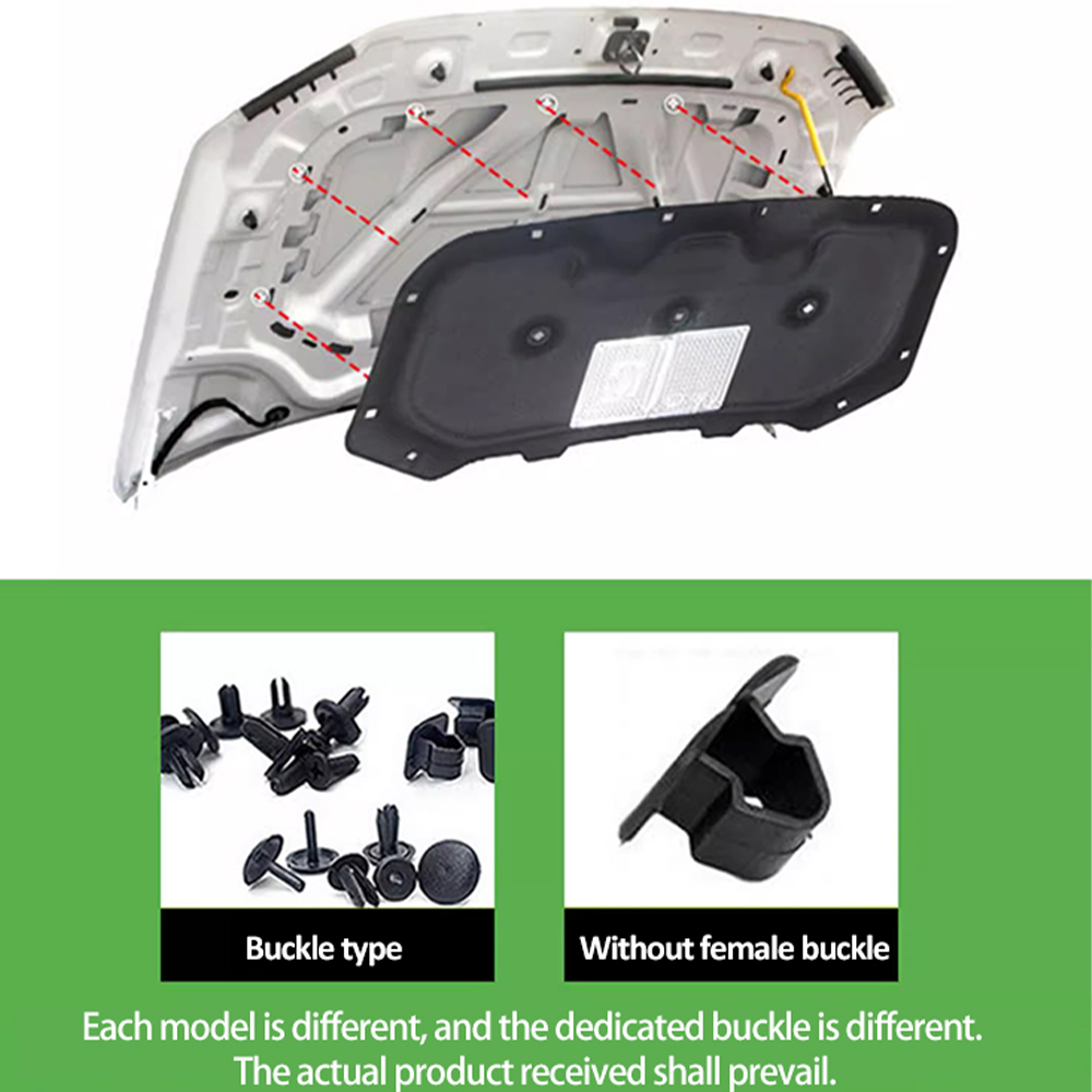 Car Hood Engine Cover for Hyun - Noise Isolating Pad 评论和价格
